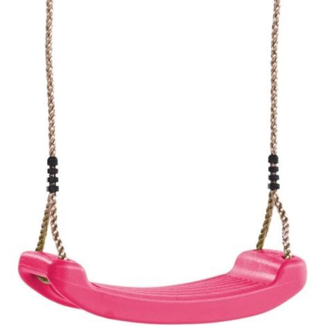 Balançoire de Jardin en Plastique pour Enfant Rose (1/5)