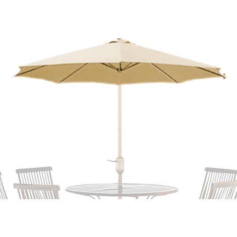 Toile De Rechange Pour Parasol De Terrasse Tonnelle de jardin avec 6  1,95 Mètre Toile Rechange Pour Parasol Terrasse Pour Terrasse Balcon Fête Pique-Nique Plage Deck Piscine (1/5)
