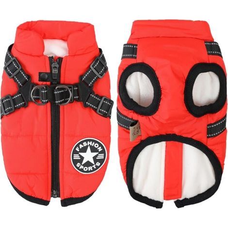Manteau d'hiver 2 en 1 pour petit chien - XL (1/4)