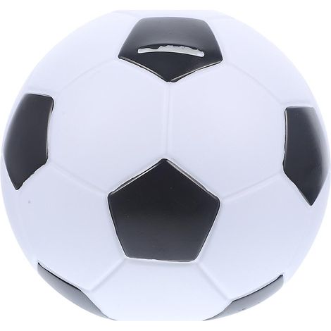 Tirelire en forme de ballon de football, format compact, pour garçons. (1/3)