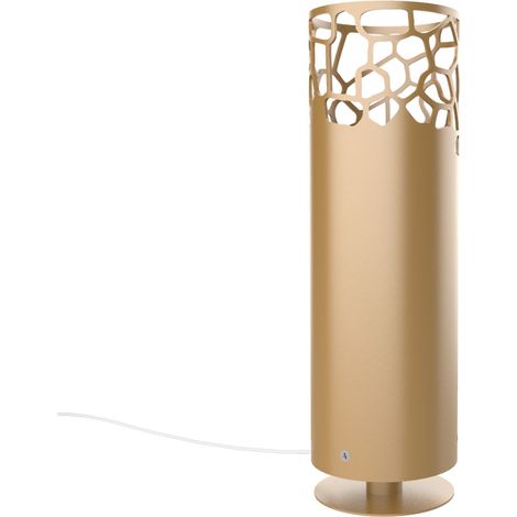 LUMICOM  ORGANIC Lampada da terra, 1X E27, max 42W, metallo, anodic gold, H.30cm (1/2)