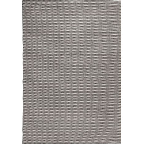 Teppich KILIS Grau 160 x 230 cm Wolle