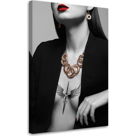 Tableau sur toile Tableau sur toile Femme glamour 40x60 (1/5)