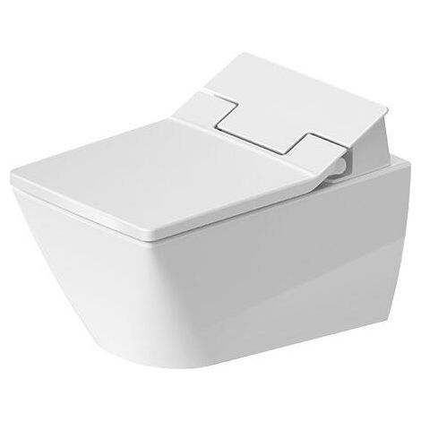 Duravit Viu - Wand-WC für Bidet-WC-Sitz SensoWash, Rimless, DuraFix, Alpinweiß 2511590000 (1/5)