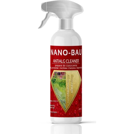 LIMPIADOR ANTIALG NANO-BAU limpieza eflorescencias verdes 750ml