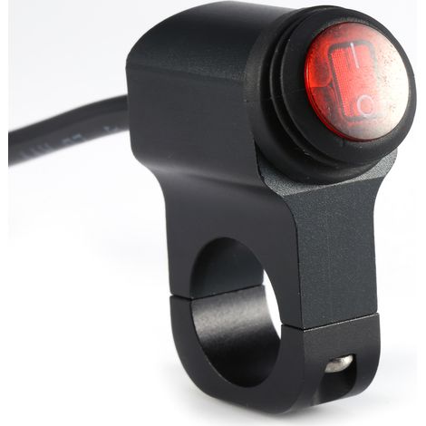Wasserdichte 12V 16A Motorrad-Nebelscheinwerfer für den Lenker, LED-Scheinwerfer, Ein-/Ausschalter (1/5)