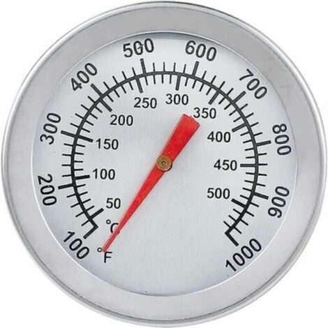 Max 500C/1000F Edelstahl-Ofenthermometer für Backofen, Pizzaofen