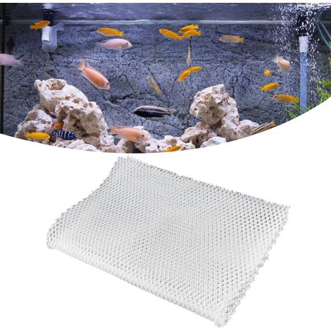 Filtre Aquarium Coton Bio 40x60cm - Matériel de Filtre Spécialisé pour Aquariophilie Fibre Bactérienne Haute Performance-AUTRES (1/5)
