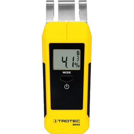 Trotec – Détecteur d'humidité non destructif – Mesure bois, béton, chape – 10 courbes d'étalonnage – Affichage direct en %