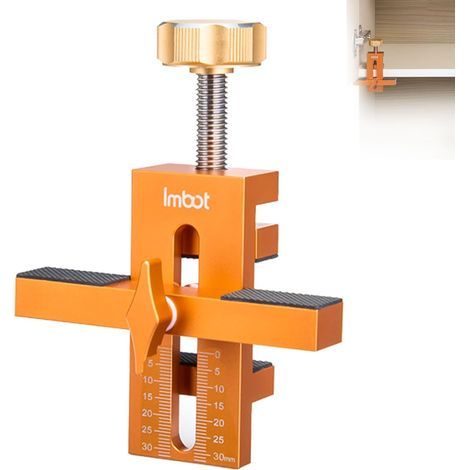 Cabinet Door Installation Positioner, High Load Capacity, Adjustable Cabinet Installation Tools, 7-40mm Clamps, Used to Assist in Cabinet Door Installation (1/5)