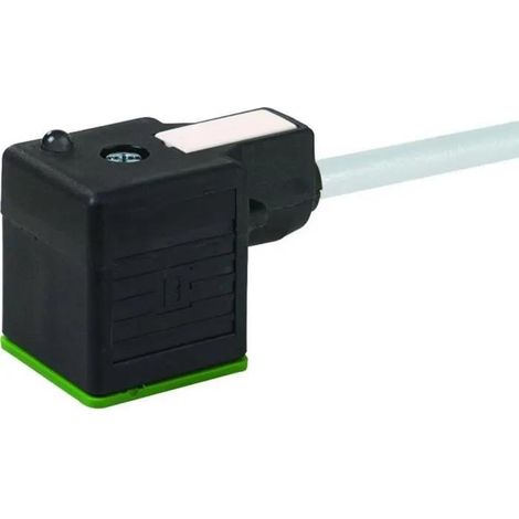 Murrelektronik Conector de válvula negro cable 10m