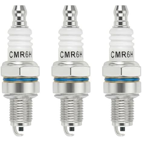 3 Pièces CMR6H Bougie d'Allumage pour Stihl MS170 MS171 MS181 MS211 FS90 MS231 MS241 FS100 FS110 BG56 NGK 3365 Tondeuse Souffleurs Débroussailleuses Tronconneuse - (1/5)