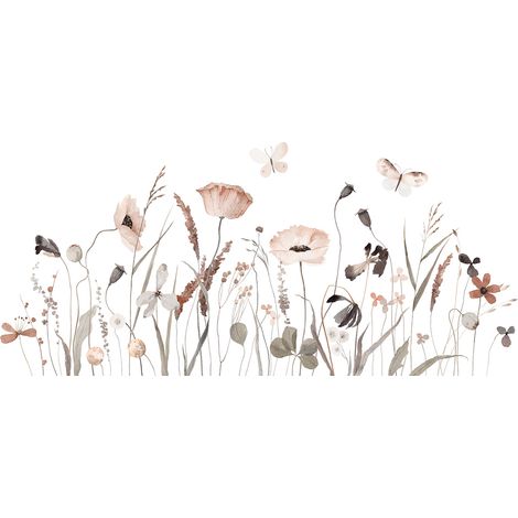 Papier peint panoramique - Fleurs - 130 cm x 58 cm (1/2)