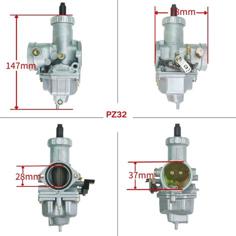 Anleitung zur Vergasermodifikation für Motorräder PZ32 CBS300 250-450 cm³ (große Bohrung) (1/4)
