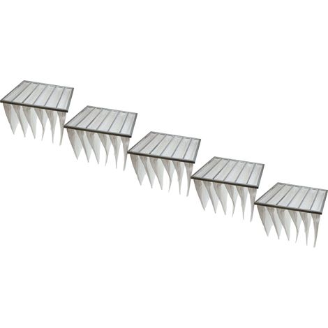 vhbw 5x Filtros de bolsa para sistemas aire acondicionado y ventilación - Filtro G4, 59,2 x 59,2 x 36 cm blanco (1/4)