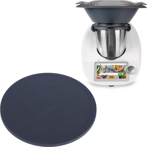 Couvercle en Silicone pour Thermomix (TM6, TM5, TM31) • Alternative Durable au Papier alu/Film Alimentaire • Couvercle Thermomix Gris (1/5)