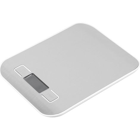 Balance de cuisine numérique multifonctionnelle haute précision 10 kg (22 lb 0,04 oz) en acier inoxydable, idéale pour la cuisine.