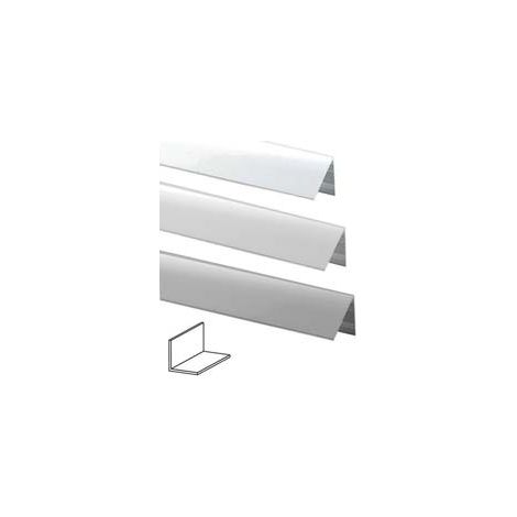 PROFILO ANGOLI UGUALI IN ALLUMINIO- - mm.40x40 mt.1 argento - 5 pezzi