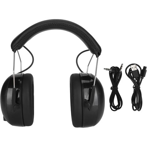 Casque antibruit Bluetooth BT‑1 28dB avec câble AUX 3.5mm pour usage quotidien