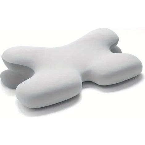 Oreiller cervical profilé en mousse à mémoire de forme, oreiller de soutien pour la nuque, oreiller pour dormir sur le côté, sur le dos ou sur le ventre (1/5)