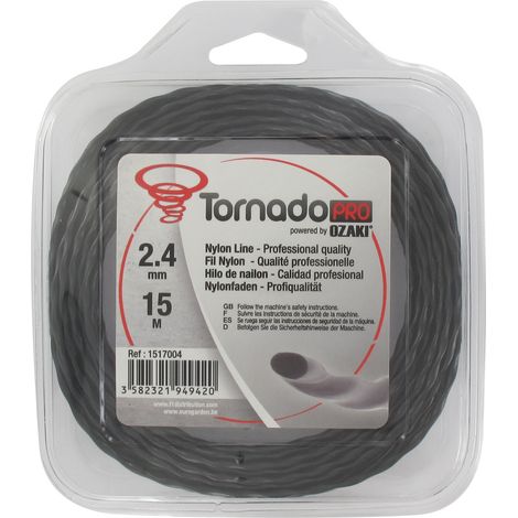 Coque Fil Nylon Copolymère Ozaki Tornado - Longueur: 15m, ø: 2,40mm.