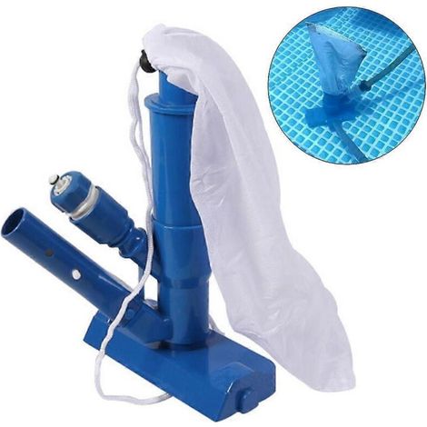 Kit de nettoyage portable pour piscine avec jet d'eau, aspirateur de piscine, tête d'aspiration pour piscine, spa, fontaine et jacuzzi. (1/5)