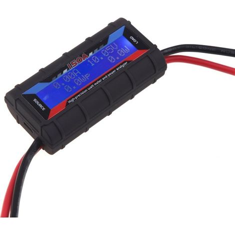 Analyseur de Puissance 150A Wattmètre RC Haute Précision Avec écran LCD Numérique Pour La Tension (V) Actuelle (A) (1/5)