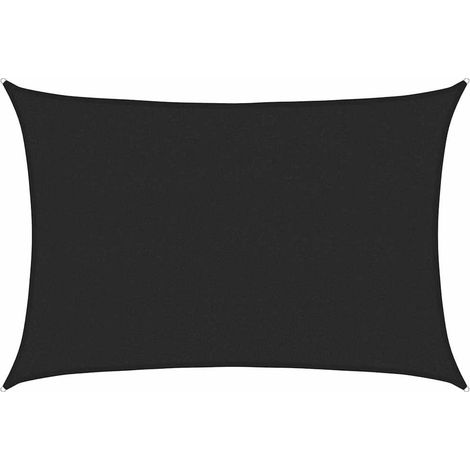 Maison Exclusive - Voile d'ombrage 160 g/m² Noir 3x5 m PEHD (1/5)