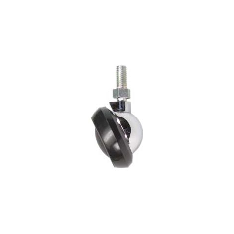 RUOTE MEZZA SFERA CON PERNO- - ø mm.42 perno ø mm.8x15 - 4 pezzi