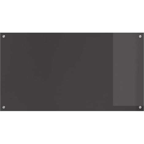 Crédence de cuisine Gris foncé 110 x 60 cm verre trempé (1/5)