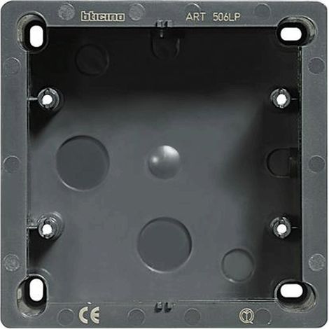 Cadre saillie pour sirène ou HP Livinglight Anthracite BTICINO 506LP