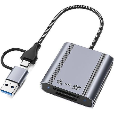 Dual-Slot CFexpress Typ-A 10 Gbit/s SD-Speicherkartenleser, USB 3.2 Gen 2 CFexpress Typ A CFE/SD2.0-Adapter (1/5)