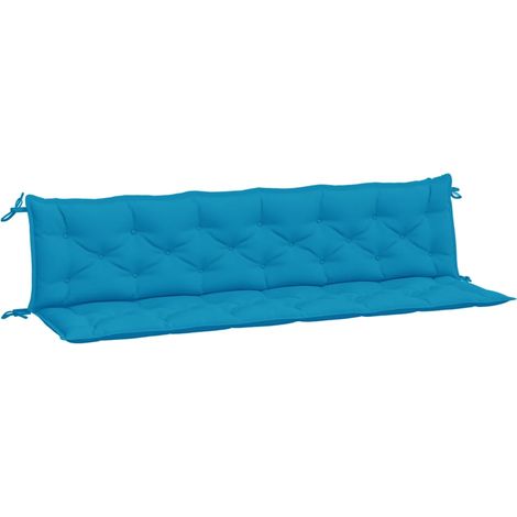 Maison Exclusive - Gartenbank-Auflagen 2 Stk. Hellblau 200x50x7 c