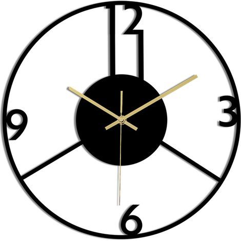 Horloge murale Simple, silencieuse, sans tic-tac,-JSCC002 (1/5)