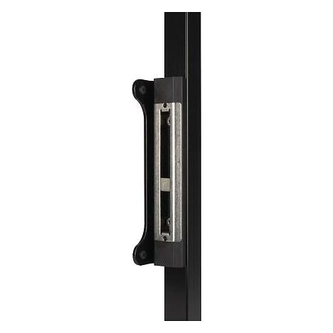 Locinox – Gâche en applique réglable pour serrure FORTILOCK – Inox – Dimensions 262 x 52 mm – Finition aluminium – Fonction anti-écartement