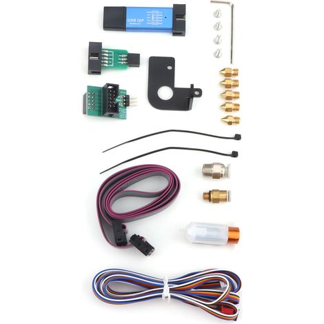 Automatisches Nivellierungssensor-Set, Heizbettmodul für 3D-Drucker, Zubehör mit PTFE-Schlauch und Messingdüse (1/5)