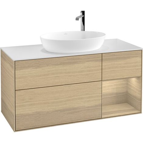 Villeroy & Boch F951PCPC Armoire sous lavabo Finion F95 (1/2)