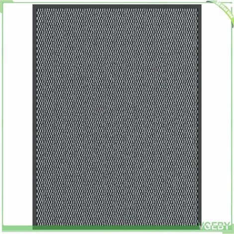 Paillasson - FAFEISY - 4105551 - Anthracite 90x120 cm - Polypropylène - Support antidérapant PVC (1/5)