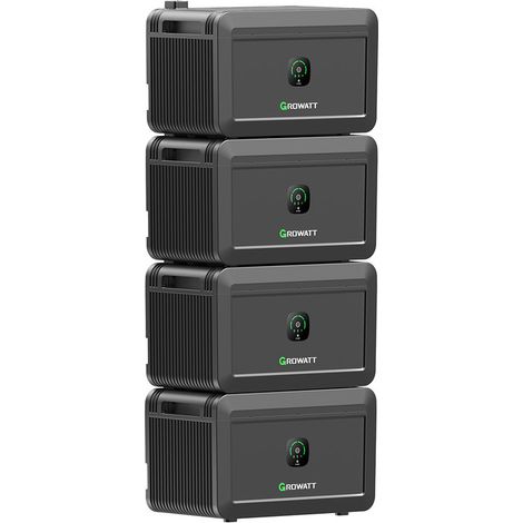 Growatt NOAH 2000,8192Wh Speicher für Balkonkraftwerk,Balkonkraftwerk Speicher mit 1800W PV-Eingangsleistung,IP66 (1/5)