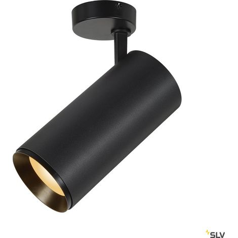 Plafonnier LED NUMINOS® XL intérieur noir/noir LED 36W 60° - SLV - 1005743 (1/4)