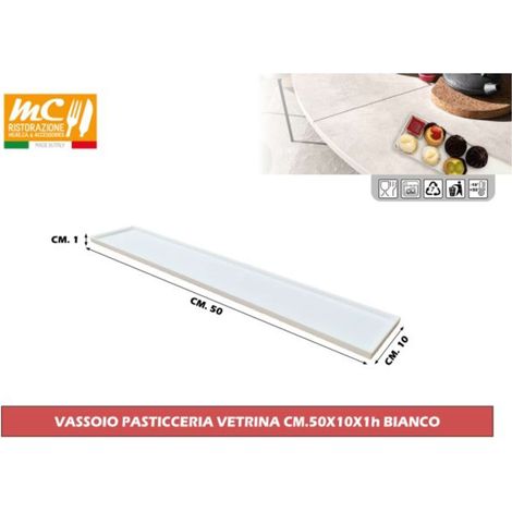 Vassoio Bancone Bar 50X10 Bianco M.C.