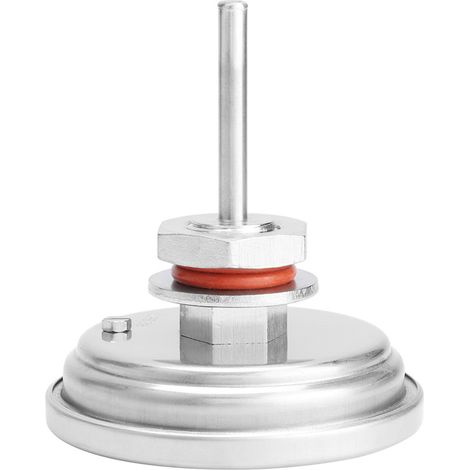 Thermomètre Bi-Métal sans Soudure 1/2" MNPT 0220°F pour Brassage Bière et Vin (1/5)