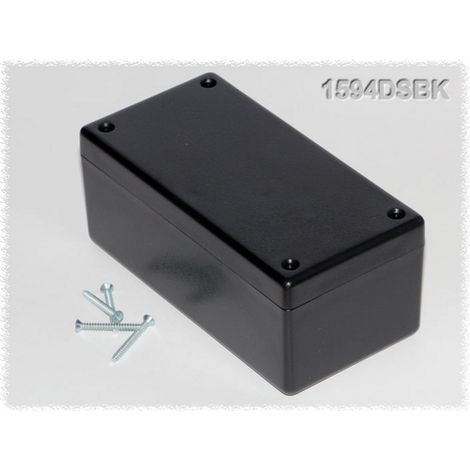 Hammond Electronics  1594DSBK Universal-Gehäuse 131 x 66 x 55  ABS  Schwarz 1 St.