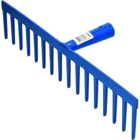 Râteau à douille L-BTP sans manche 16 dents droites largeur 40 cm - FIRST