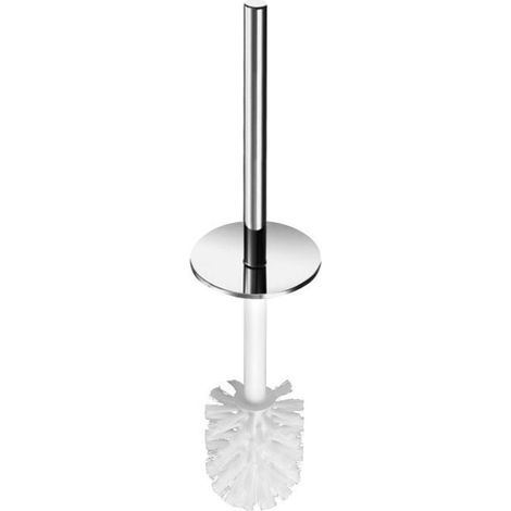 Scopino WC EDITION 400 con manico e coperchio cromato KEUCO (1/2)