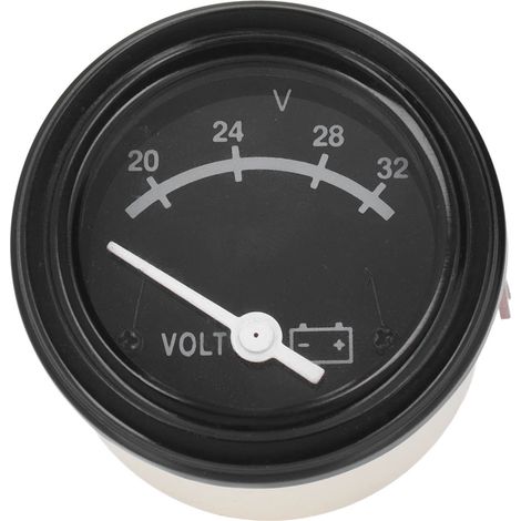 Voltmeter für Dieselgeneratoren 3015235, wasserdichte, transparente Abdeckung, Spannungsanzeige für Cummins 12V/24V (1/5)