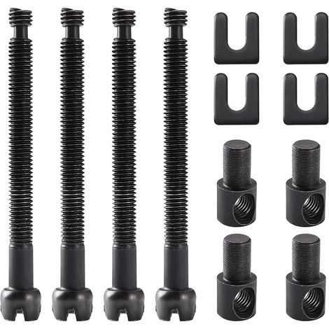 4 Pièces Vis de Réglage de Tendeur de Chaîne, Vis de Réglage de la Tension de la Tronçonneuse, pour Tronçonneuse 4500 5200 5800 45CC 52CC 58CC