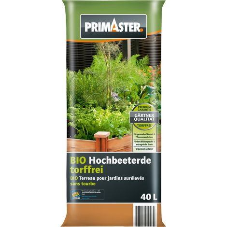 Primaster Bio Hochbeeterde 40 L torffrei Erde (1/3)