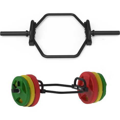 Barre Hexagonale Trap Bar 400LB – Ergonomique pour squats, soulevés de terre, épaulés, shrugs – Poignée rotative 180° – Haltérophile ordinaire – Ordinary weight lifter