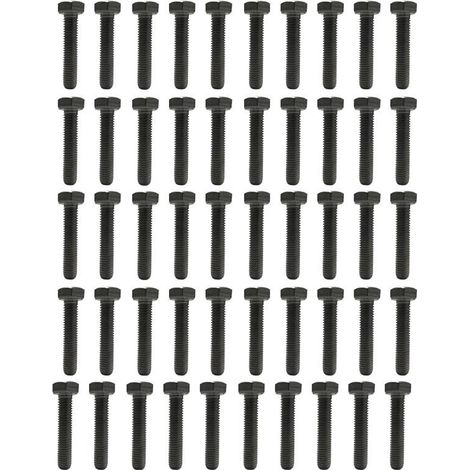 50 vis 8 x 40 mm hexagonales inox a4 aisi 316